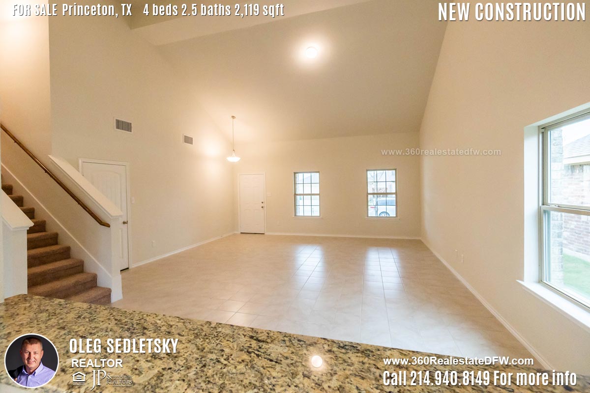 New Construction Home in Princeton, TX Contact Oleg Sedletsky REALTOR - 214.940.8149 - www.360RealEstateDFW.com - JP & Associates Realtors Current price $237,990 Please Note! Information provided is deemed reliable, but is not guaranteed and should be independently verified.