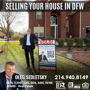 Oleg Sedletsky, a distinguished Realtor in Dallas-Fort Worth, holds numerous real estate designations and certifications, showcasing his commitment to excellence and expertise in the field.