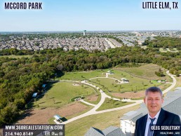 Things to do in Little Elm TX - McCord Park Park - splash pad, dog park, trails, fishing dock - Oleg Sedletsky Realtor