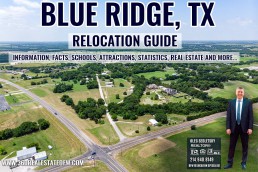 Blue Ridge, TX Relocation Guide - Realtor in Blue Ridge, TX - Oleg Sedletsky 214-940-8149
