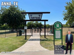 Dog Park in Natural Springs Park in Anna TX - Anna TX Relocation Guide - Oleg Sedletsky Realtor - Dallas-Fort Worth Relocation Expert - 214-940-8149-moving to Anna TX