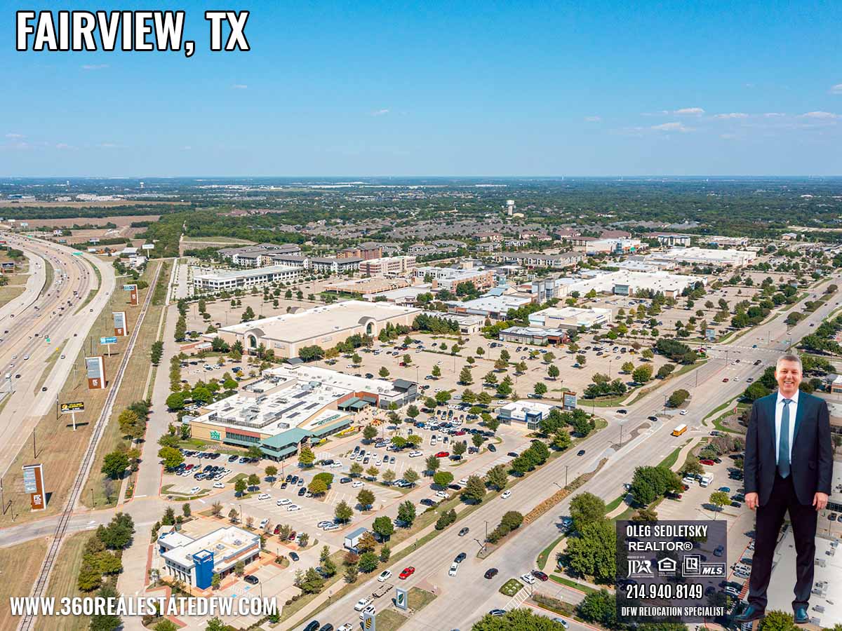 Fairview Town Center - Fairview TX Relocation Guide - Realtor in Fairview TX - Oleg Sedletsky- Call 214-940-8149