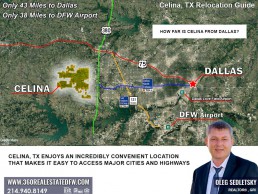 Celina TX Relocation Guide-How Far is Celina from Dallas-Oleg Sedletsky Realtor 214-940-8149