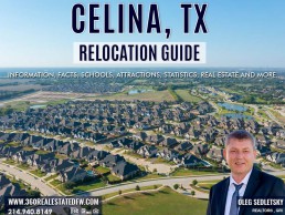 Celina TX Relocation Guide-Oleg Sedletsky Realtor 214-940-8149
