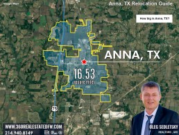 Anna, TX has a total area Area of 16.53 square miles Anna TX Relocation Guide Realtor in Anna, TX - Oleg Sedletsky 214-940-8149