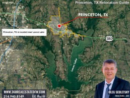 Princeton, TX is located near Lavon Lake Princeton TX Relocation Guide Realtor in Princeton, TX - Oleg Sedletsky 214-940-8149