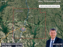Allen is a city in Collin County in Texas Allen TX Relocation Guide Realtor in Allen, TX - Oleg Sedletsky 214-940-8149