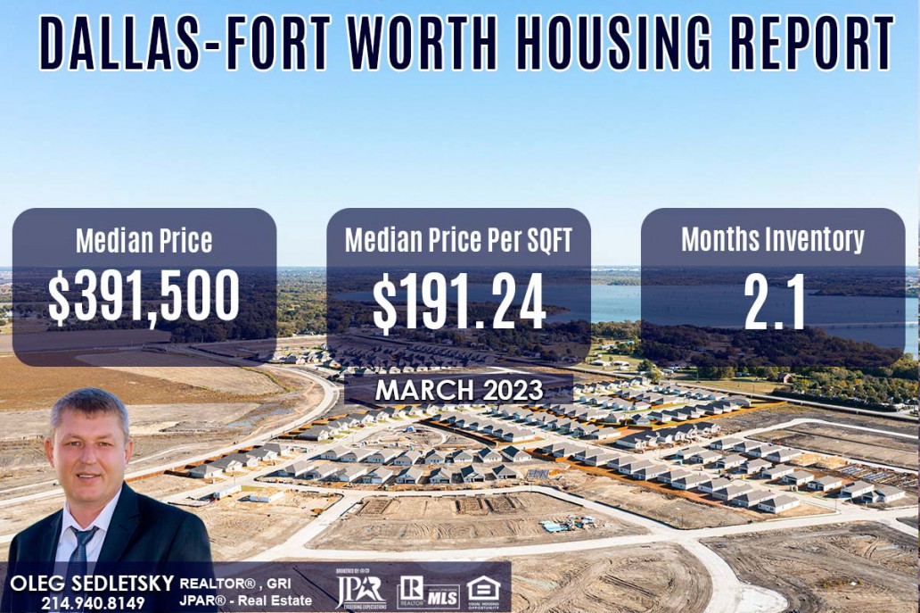 Dallas housing market Prices Trends March 2023 Oleg Sedlestky