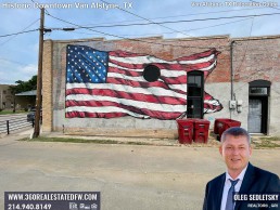 Historic downtown Van Alstyne Texas. Realtor in Van Alstyne TX - Oleg Sedletsky 214-940-8149