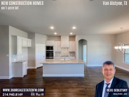 New Construction Homes on 1-Acre Lot in Dallas-Fort Worth. New Homes on 1-Acre Lot in Van Alstyne, TX . Call Realtor in Dallas-Fort Worth representing Home Buyers - Oleg Sedletsky 214-940-8149. Buying New Construction Homes in Dallas-Fort Worth