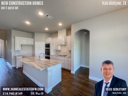 New Construction Homes on 1-Acre Lot in Dallas-Fort Worth. New Homes on 1-Acre Lot in Van Alstyne, TX . Call Realtor in Dallas-Fort Worth representing Home Buyers - Oleg Sedletsky 214-940-8149. Buying New Construction Homes in Dallas-Fort Worth