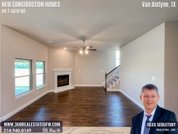 New Construction Homes on 1-Acre Lot in Dallas-Fort Worth. New Homes on 1-Acre Lot in Van Alstyne, TX . Call Realtor in Dallas-Fort Worth representing Home Buyers - Oleg Sedletsky 214-940-8149. Buying New Construction Homes in Dallas-Fort Worth