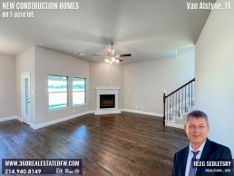 New Construction Homes on 1-Acre Lot in Dallas-Fort Worth. New Homes on 1-Acre Lot in Van Alstyne, TX . Call Realtor in Dallas-Fort Worth representing Home Buyers - Oleg Sedletsky 214-940-8149. Buying New Construction Homes in Dallas-Fort Worth