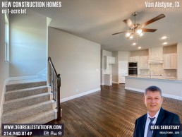 New Construction Homes on 1-Acre Lot in Dallas-Fort Worth. New Homes on 1-Acre Lot in Van Alstyne, TX . Call Realtor in Dallas-Fort Worth representing Home Buyers - Oleg Sedletsky 214-940-8149. Buying New Construction Homes in Dallas-Fort Worth