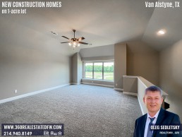 New Construction Homes on 1-Acre Lot in Dallas-Fort Worth. New Homes on 1-Acre Lot in Van Alstyne, TX . Call Realtor in Dallas-Fort Worth representing Home Buyers - Oleg Sedletsky 214-940-8149. Buying New Construction Homes in Dallas-Fort Worth