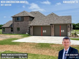 New Construction Homes on 1-Acre Lot in the Dallas area - Call Dallas Realtor Oleg Sedletsky 214-940-8149