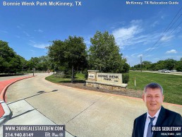 Bonnie Wenk Park in McKinney TX - Things to do in McKinney TX - Realtor in McKinney, TX - Oleg Sedletsky