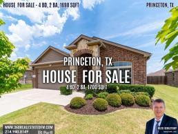 Beautiful 1 Story, 4 BD, 2 BA, 1698 Sqft House Available For Sale in Princeton TX - Oleg Sedletsky, Realtor 214-940-8149