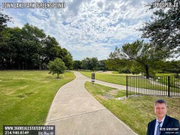 Town Lake Park At Greenspoint in Prosper TX - A 24.49 acres community park with 27-acre stocked lake.