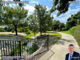 Town Lake Park At Greenspoint in Prosper TX - A 24.49 acres community park with 27-acre stocked lake.