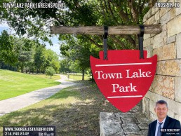 Town Lake Park in Prosper TX - A 24.49 acres community park with 27-acre stocked lake.