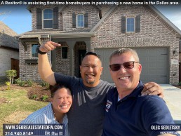 Oleg Sedletsky Realtor is Helping First-Time Homebuyers to Buy A New Home in The Dallas area