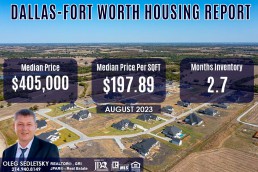 Dallas-Fort Worth Housing Report August 2023