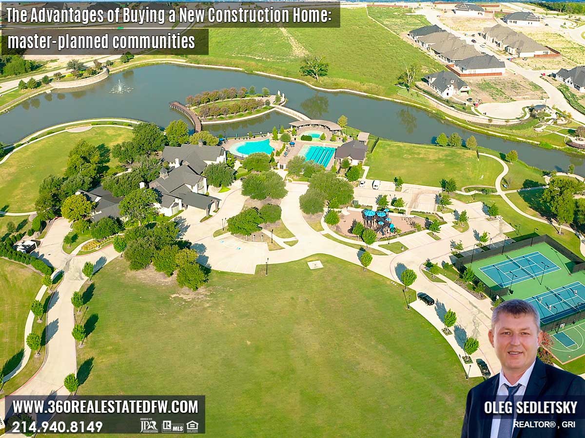 The Advantages of Buying a New Construction Home in Dallas: Master-planned communities