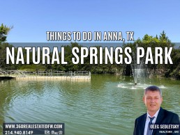 Natural Springs Park in Anna, TX is the quintessential spot to soak up the serene beauty of our natural surroundings, far removed from the concrete jungle.