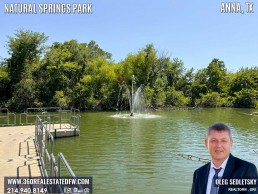 Natural Springs Park in Anna, TX is the quintessential spot to soak up the serene beauty of our natural surroundings, far removed from the concrete jungle.