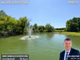 Natural Springs Park in Anna, TX is the quintessential spot to soak up the serene beauty of our natural surroundings, far removed from the concrete jungle.