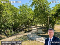 Natural Springs Park in Anna, TX is the quintessential spot to soak up the serene beauty of our natural surroundings, far removed from the concrete jungle.