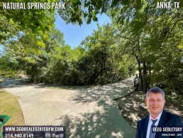 Natural Springs Park in Anna, TX is the quintessential spot to soak up the serene beauty of our natural surroundings, far removed from the concrete jungle.