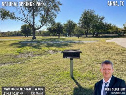 Natural Springs Park in Anna, TX is the quintessential spot to soak up the serene beauty of our natural surroundings, far removed from the concrete jungle.