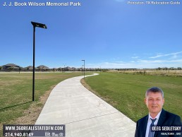 J J Book Wilson Memorial Park, the latest addition to Princeton, TX array of outdoor spaces.