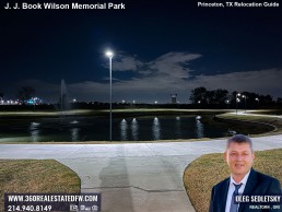 J J Book Wilson Memorial Park, the latest addition to Princeton, TX array of outdoor spaces.