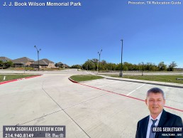 J J Book Wilson Memorial Park, the latest addition to Princeton, TX array of outdoor spaces.