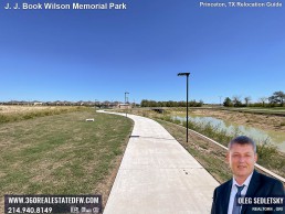 J J Book Wilson Memorial Park, the latest addition to Princeton, TX array of outdoor spaces.