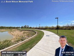 J J Book Wilson Memorial Park, the latest addition to Princeton, TX array of outdoor spaces.