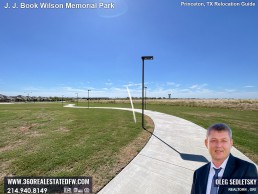 J J Book Wilson Memorial Park, the latest addition to Princeton, TX array of outdoor spaces.