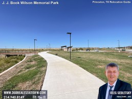 J J Book Wilson Memorial Park, the latest addition to Princeton, TX array of outdoor spaces.