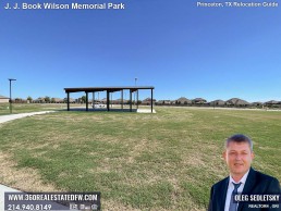 J J Book Wilson Memorial Park, the latest addition to Princeton, TX array of outdoor spaces.