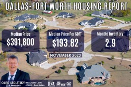 Dallas-Fort Worth Housing Report November 2023