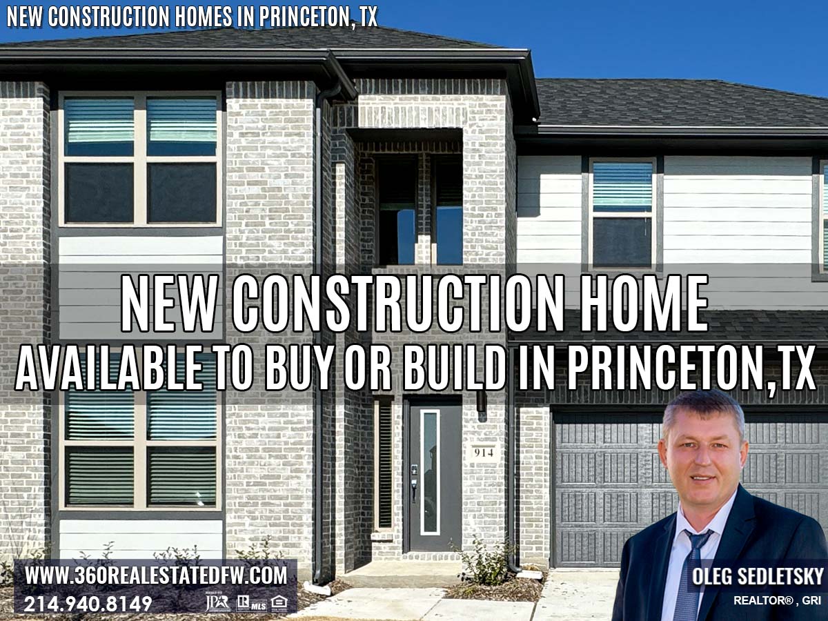 2 Story New Construction Home in Princeton, TX available to buy or build.