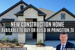 New Construction Home in Princeton, TX available to buy or build.