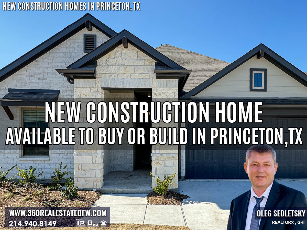 New Construction Home in Princeton, TX available to buy or build.