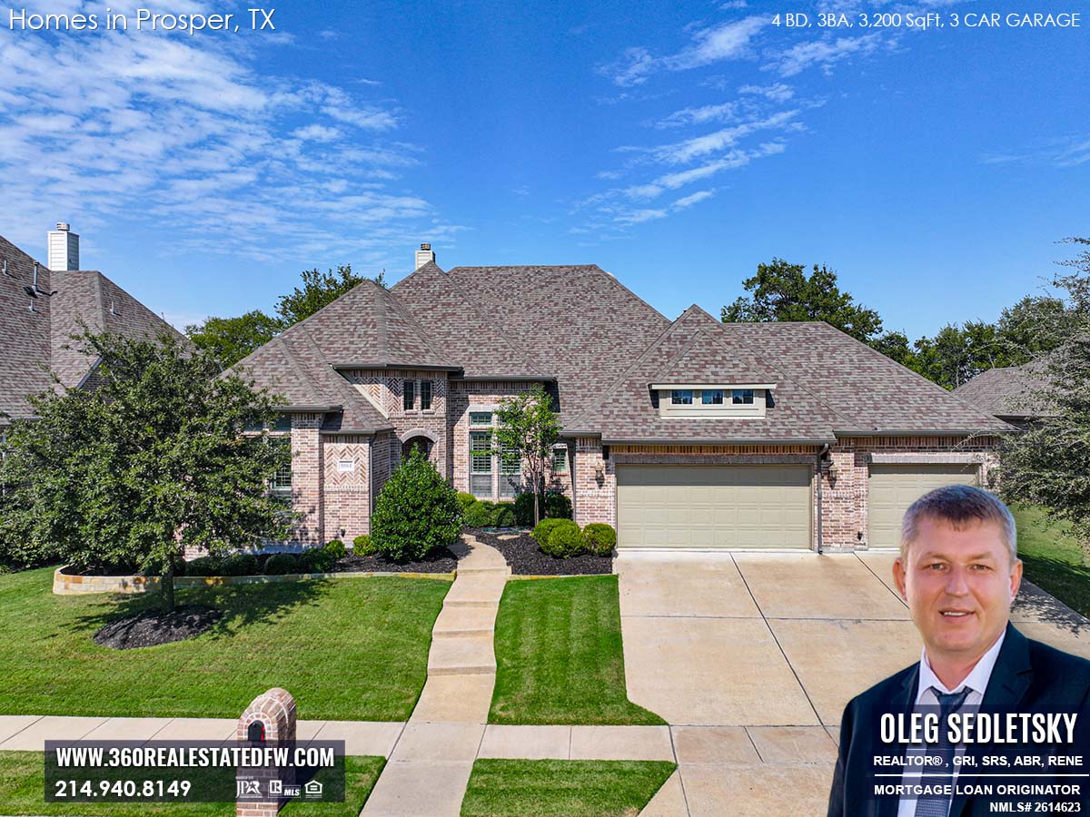 Home for Sale in Prosper, TX! Discover Your Ideal Luxury Residence in the Willow Ridge Neighborhood!