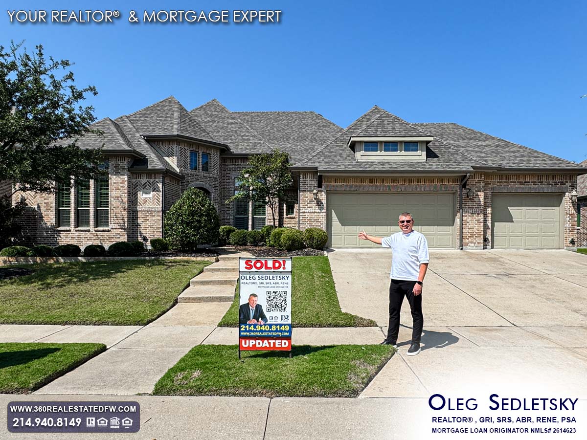 Oleg Sedletsky, a distinguished Realtor in Dallas-Fort Worth, holds numerous real estate designations and certifications, showcasing his commitment to excellence and expertise in the field.