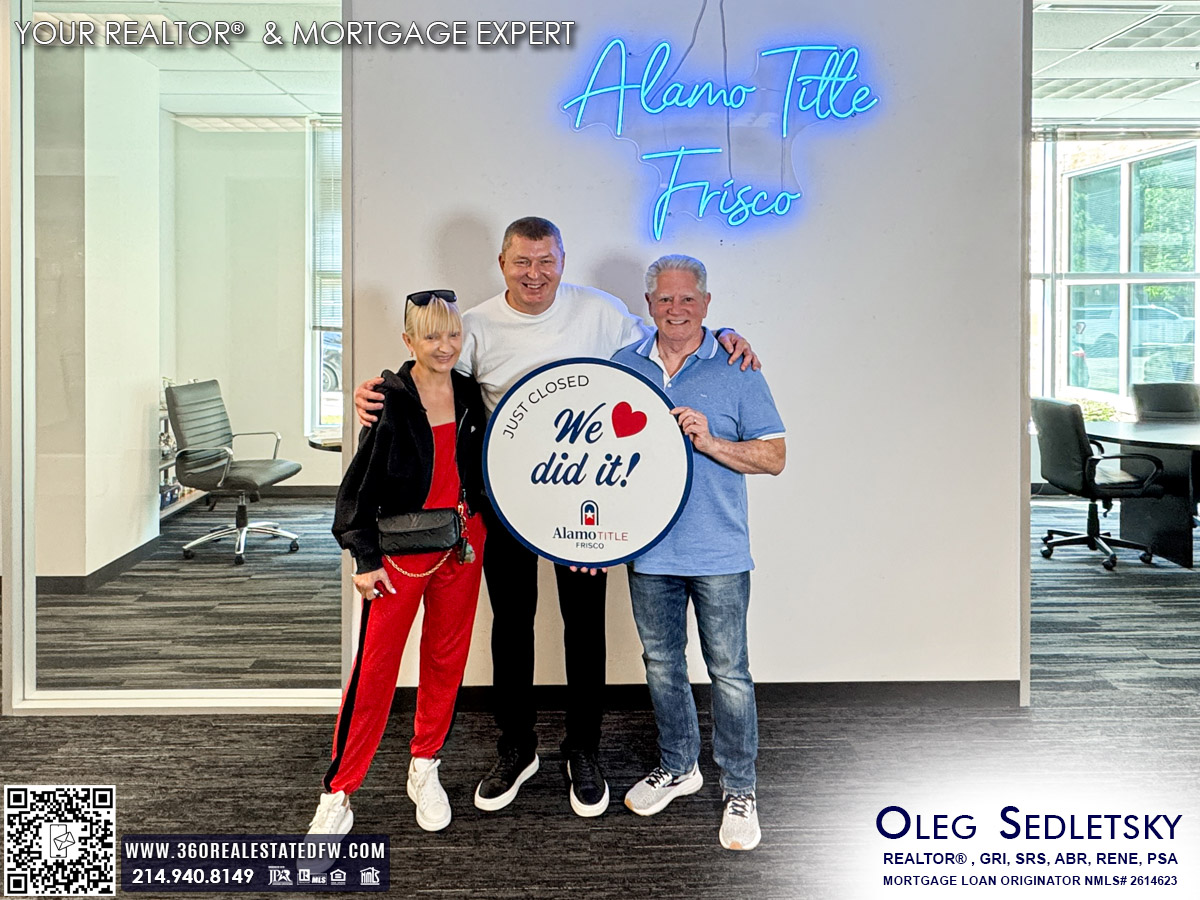 Oleg Sedletsky, a distinguished Realtor in Dallas-Fort Worth, holds numerous real estate designations and certifications, showcasing his commitment to excellence and expertise in the field.
