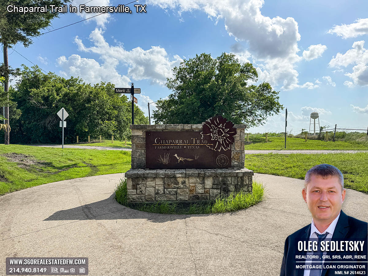 Chaparral Trail in Farmersville Texas